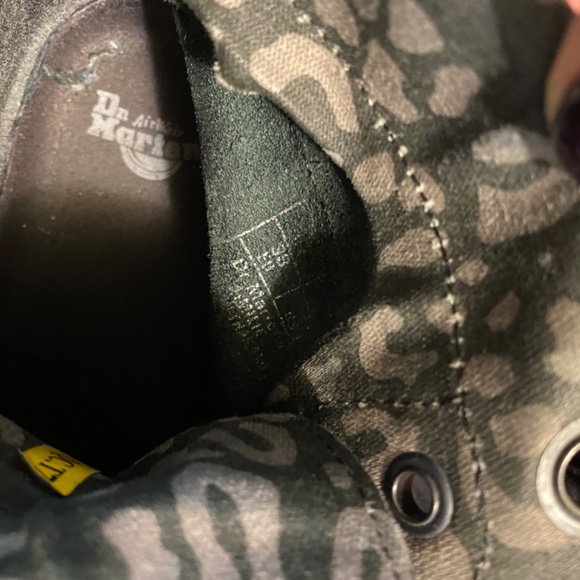 Dr Martens Aimilie Fold Down Black US 7/UK 5 - Rare with ribbon laces - Picture 4 of 8